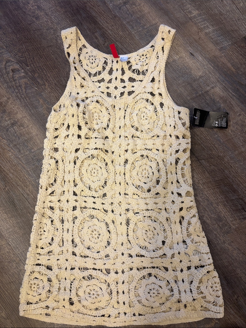 DIVIDED BOHO CROCHET TUNIC TOP